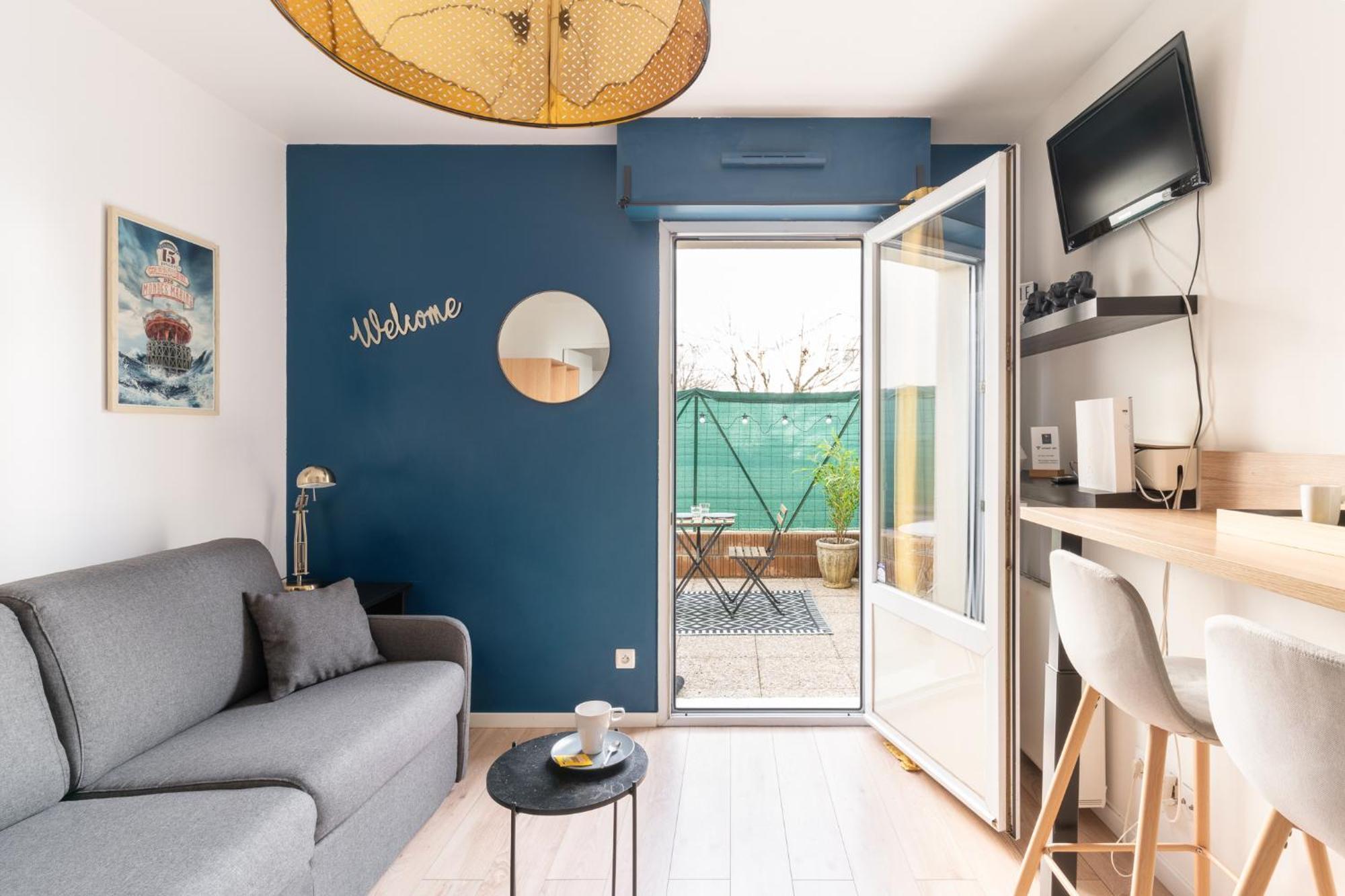 Studio Centre-Ville Avec Terrasse Et Parking Securise Gratuit Nantes Exteriör bild
